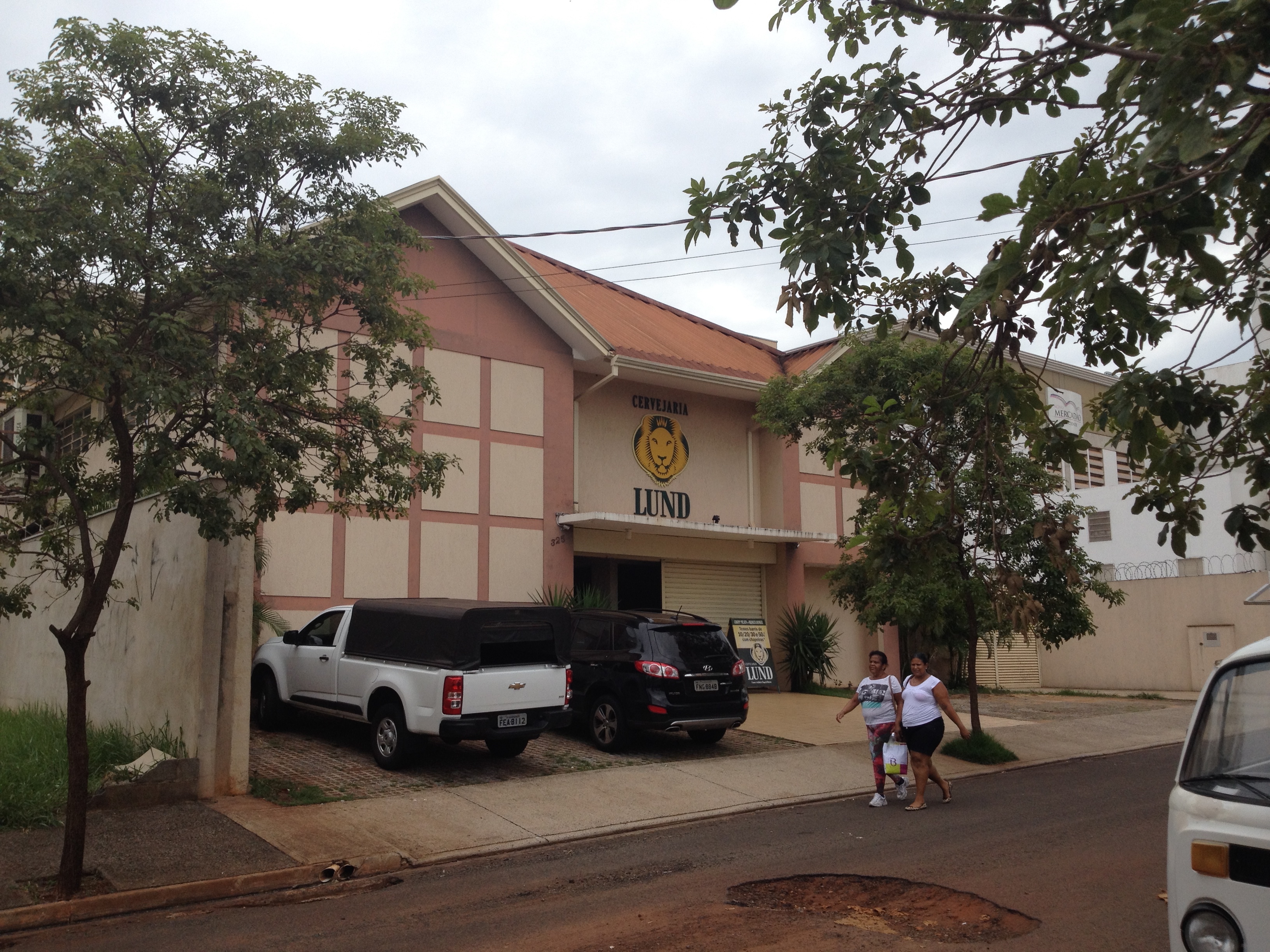 outside the brewery