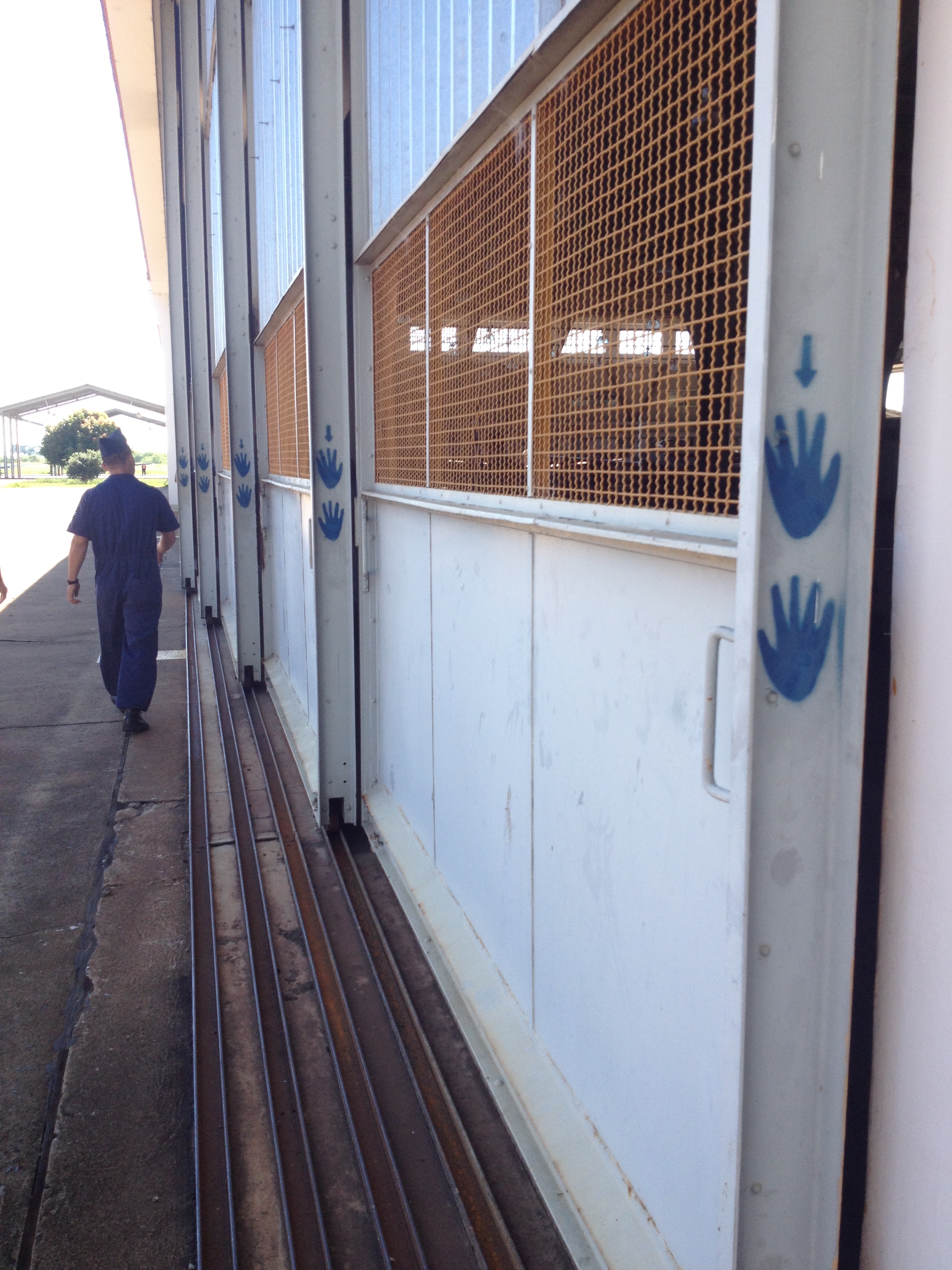 hangar doors